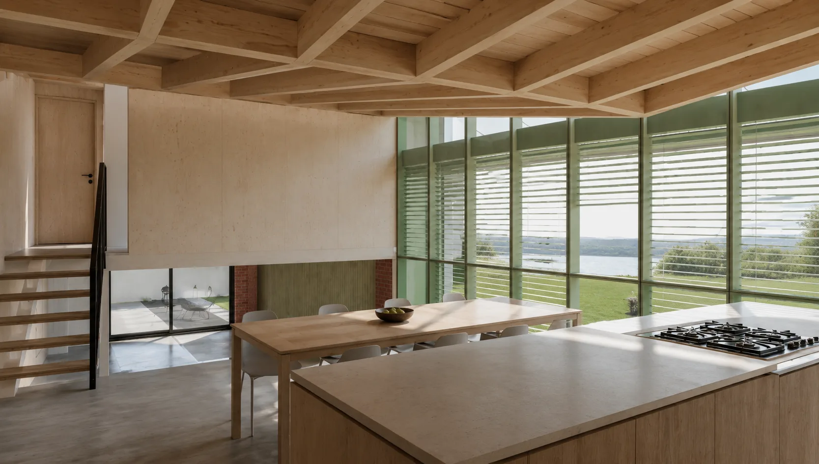 Interior of the new piece